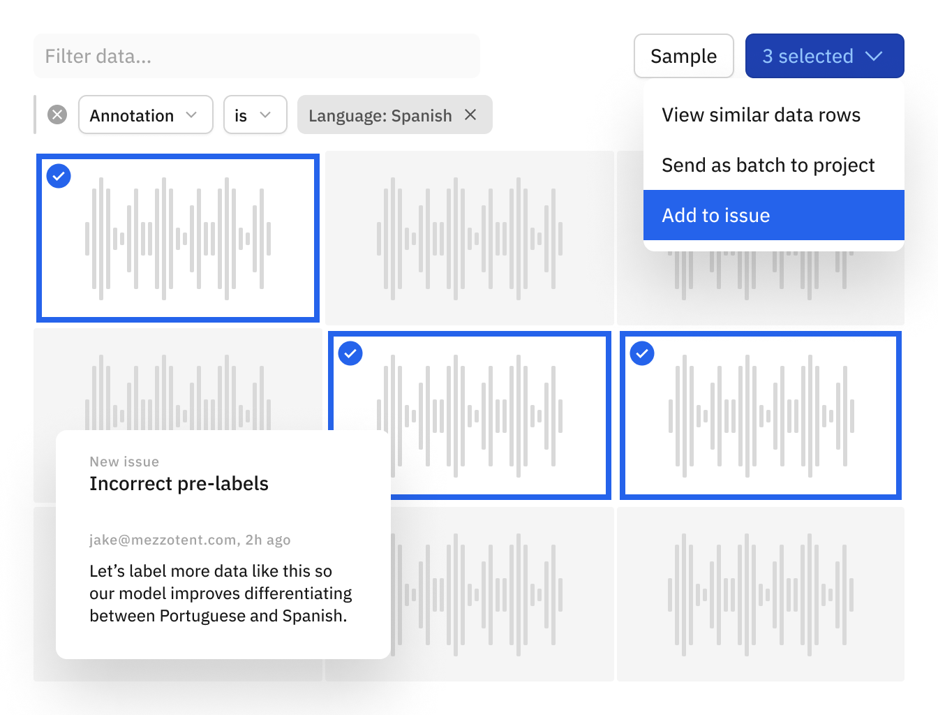 Annotate audio toolset