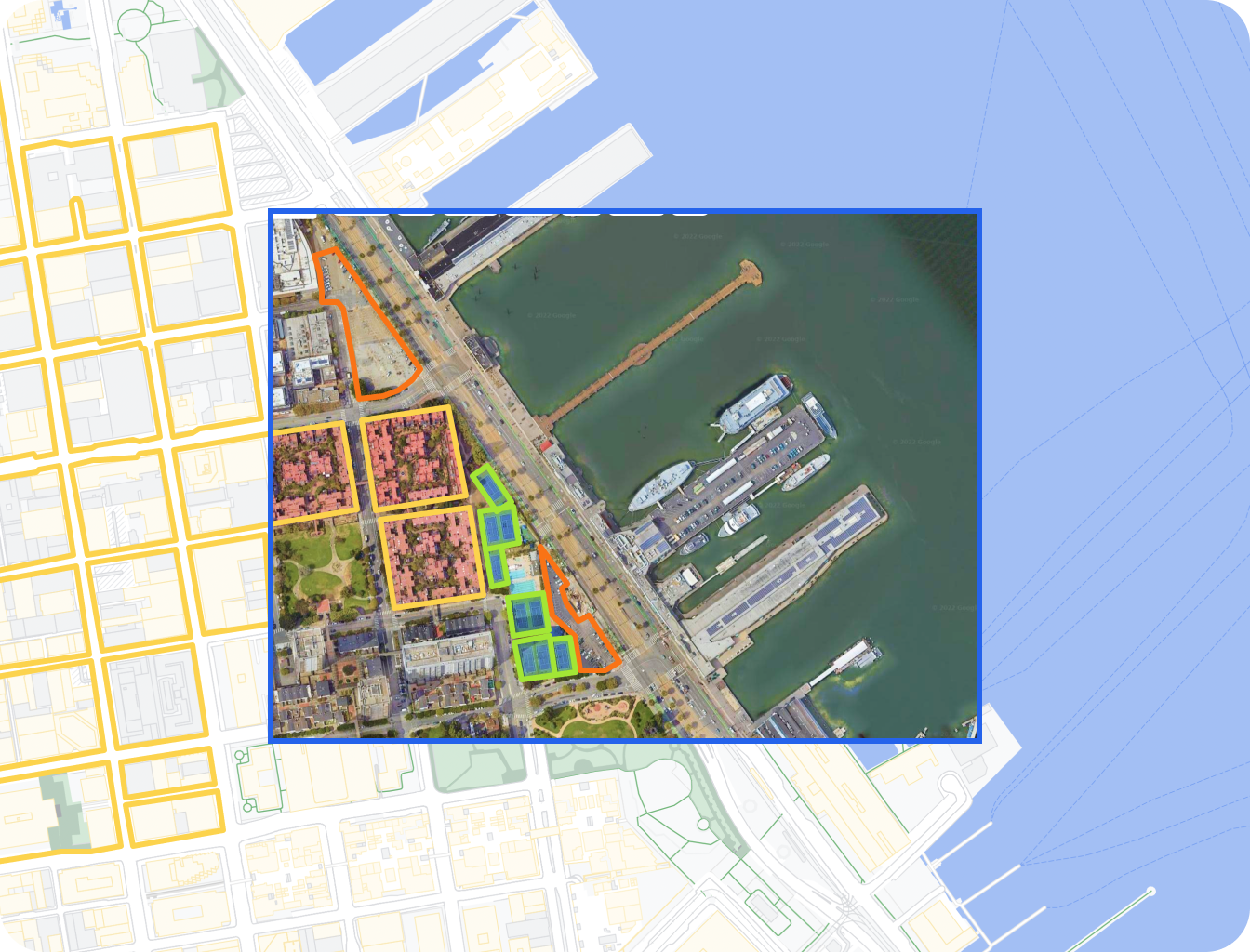 Annotate geospatial maps
